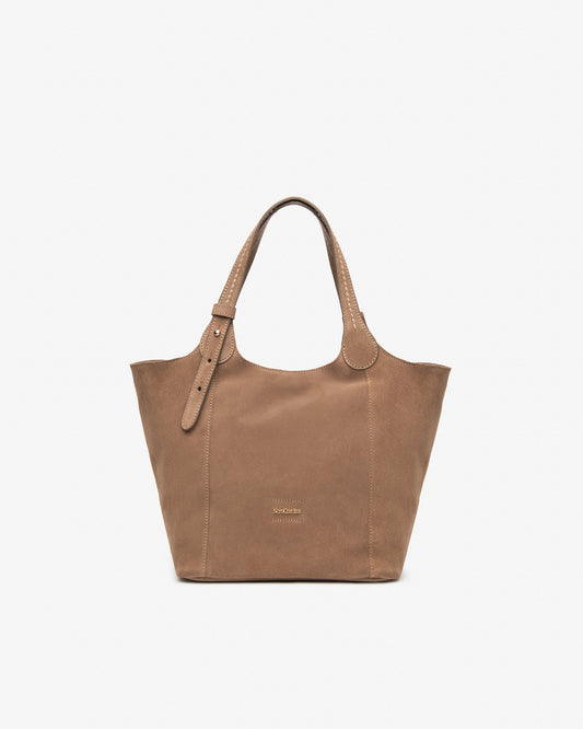 Borsa a spalla in camoscio E644145D Mou