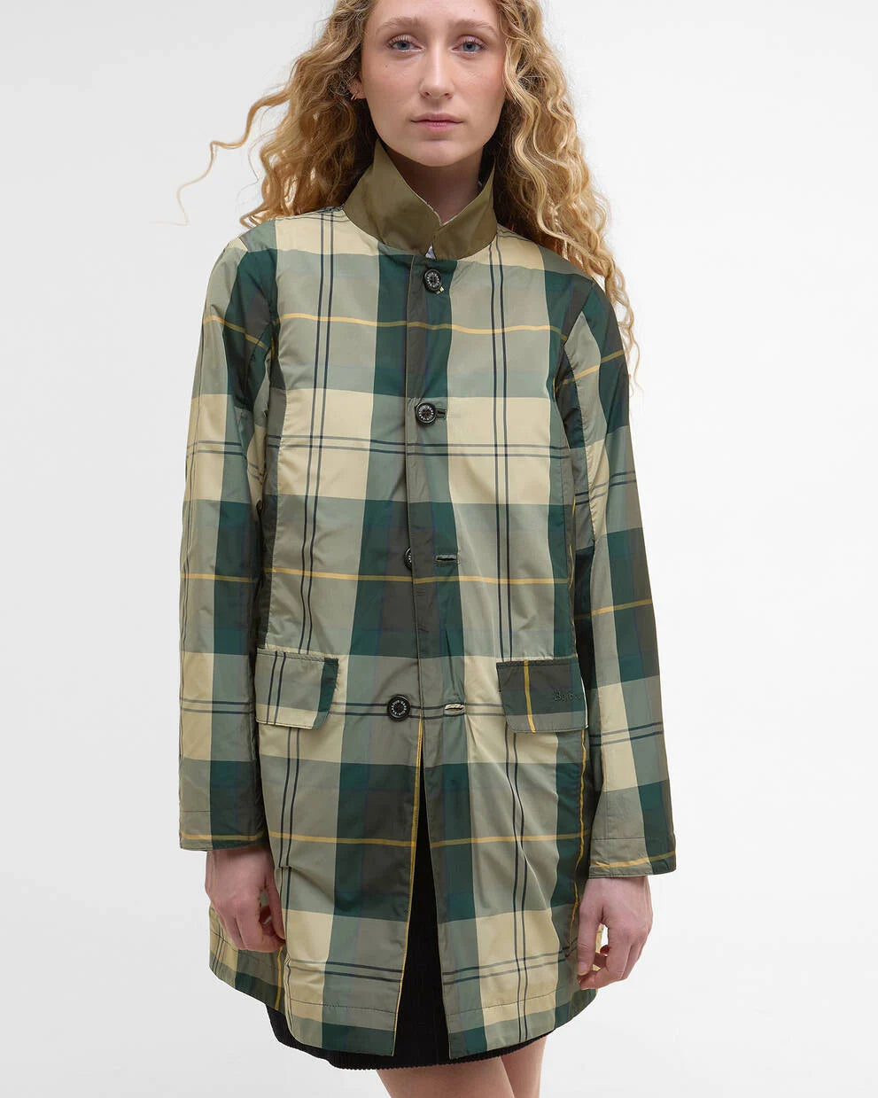 Giacca impermeabile reversibile Babbity verde