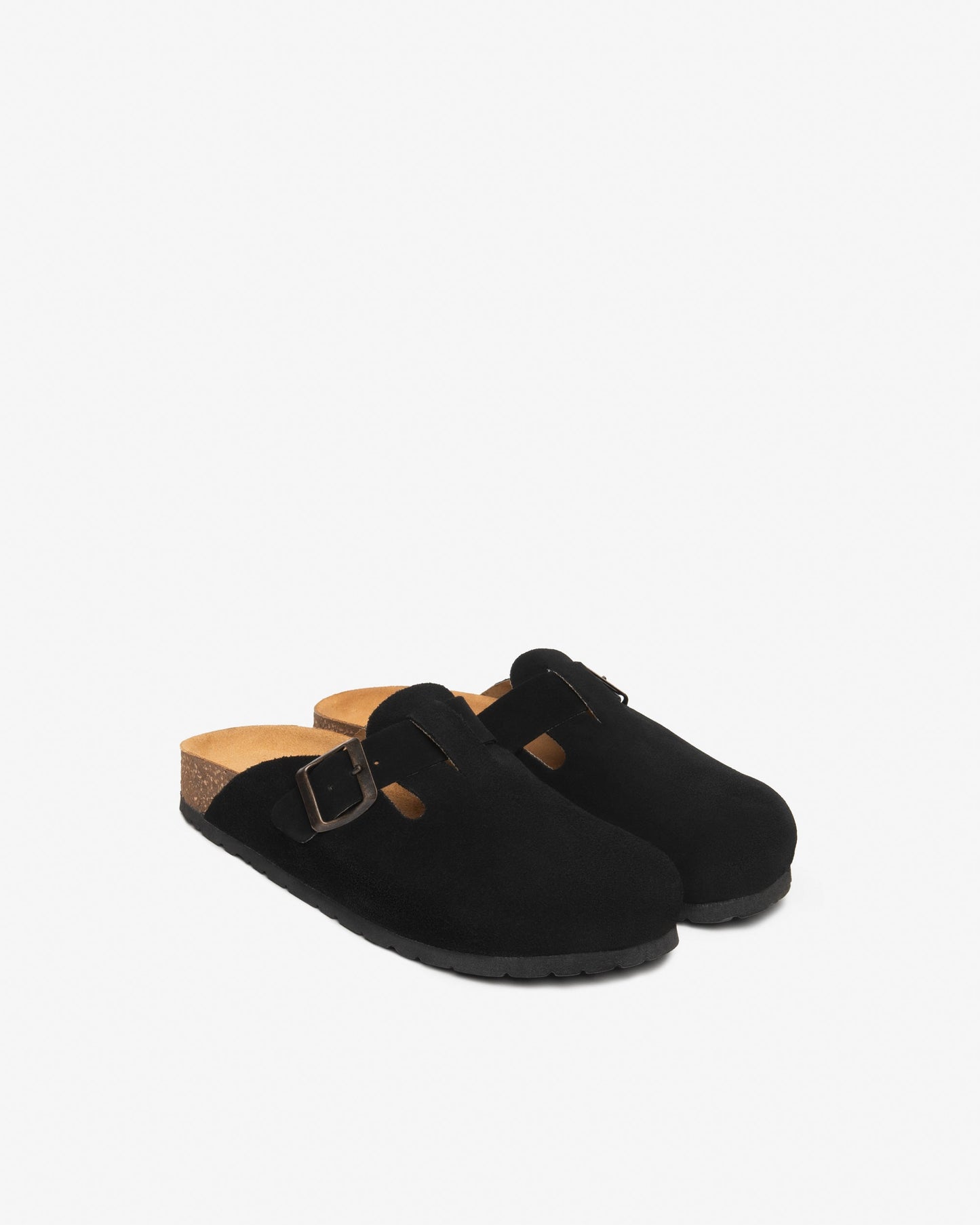 Sabot in camoscio Nero E617080D