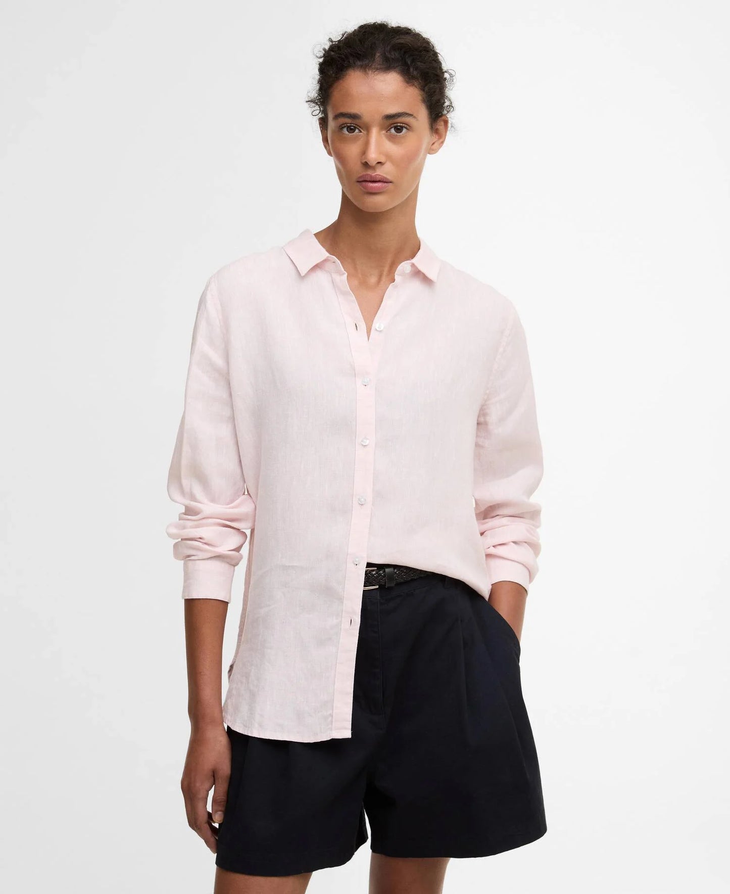 Camicia a maniche lunghe Marine dalla vestibilità comoda Rosa