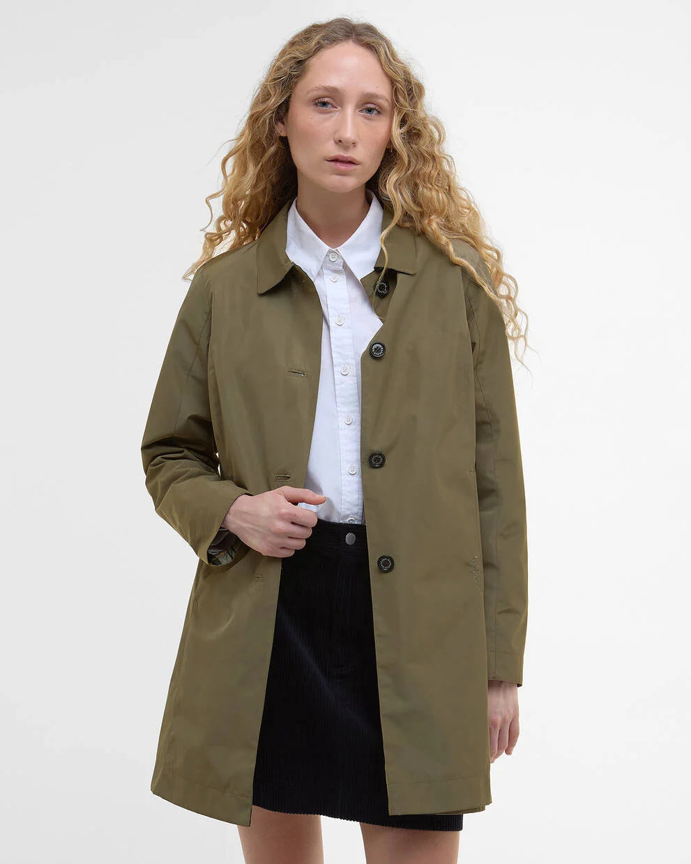 Giacca impermeabile reversibile Babbity verde