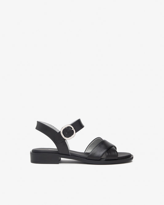 Sandali in pelle Nero E513400D