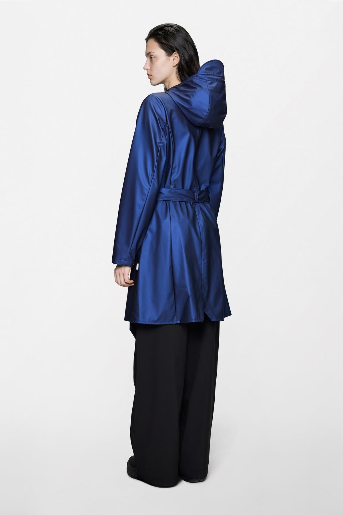Curve Long Jacket bluette