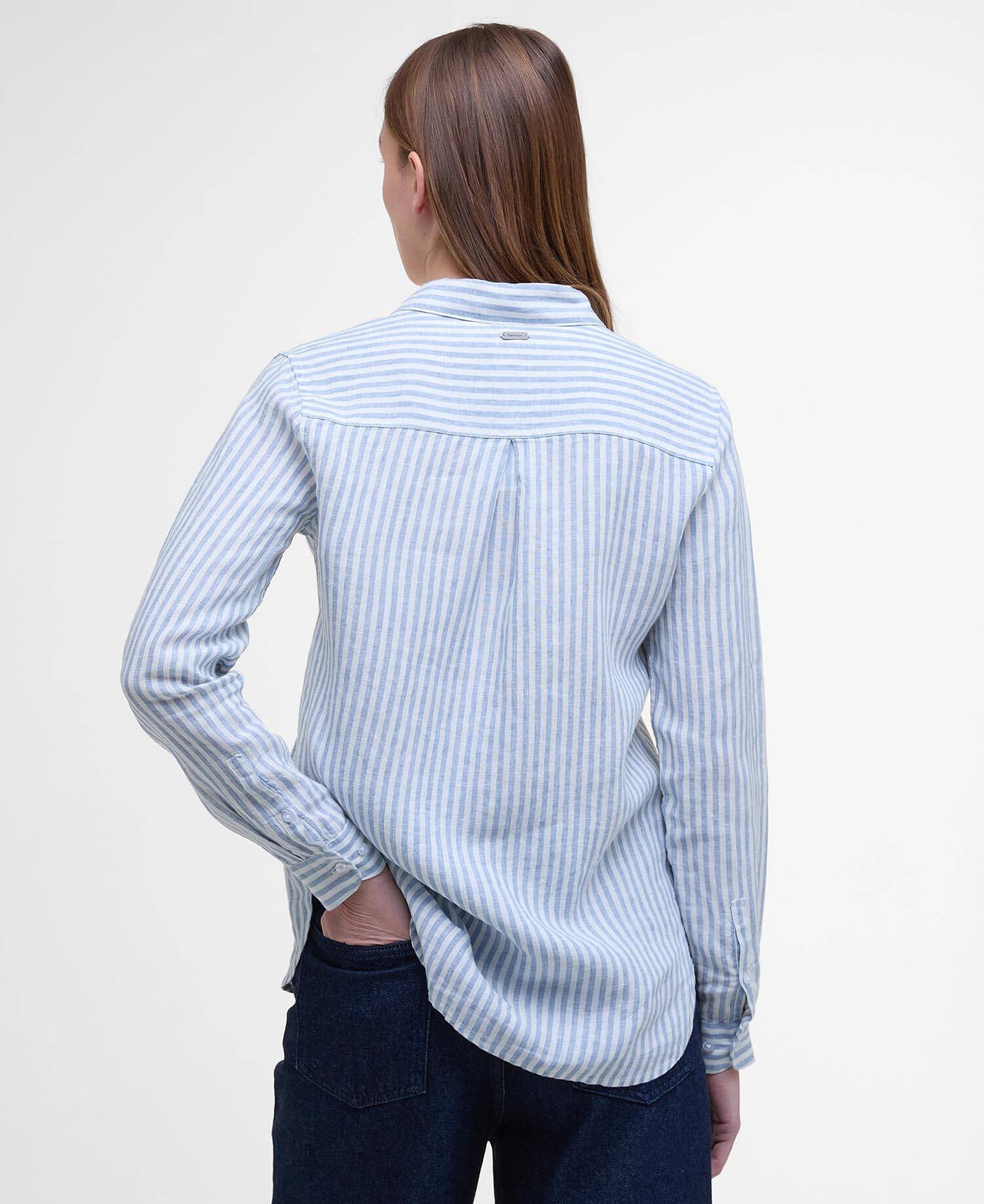 Camicia a maniche lunghe Marine dalla vestibilità comoda Chambray Stripe