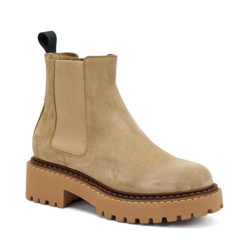 Beatles in pelle scamosciata con doppio guardolo