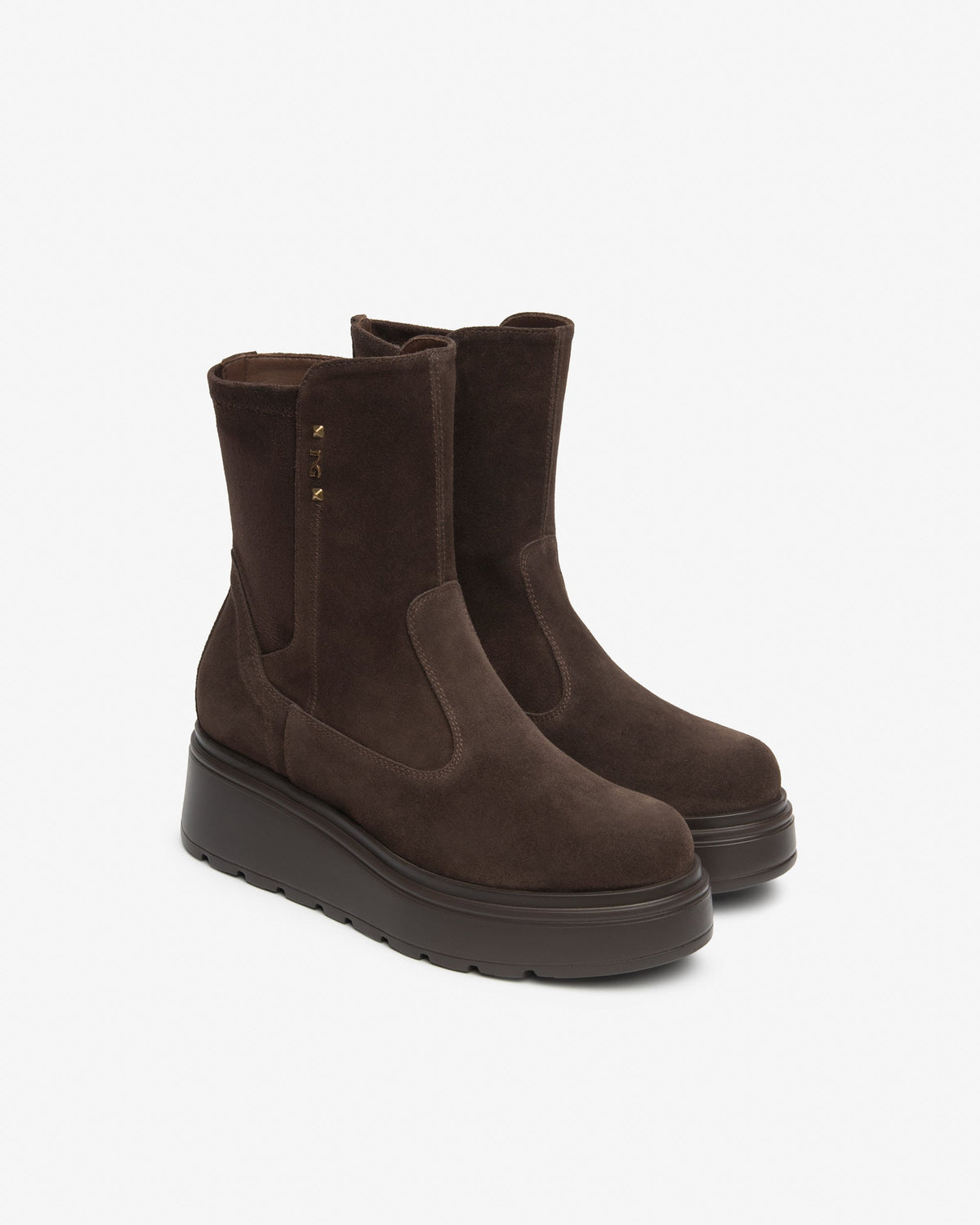 Stivaletti zeppa Moro I618111D