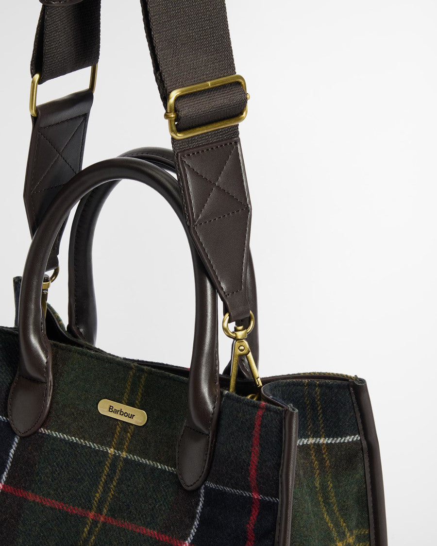 Borsa tote Barrhill in Tartan