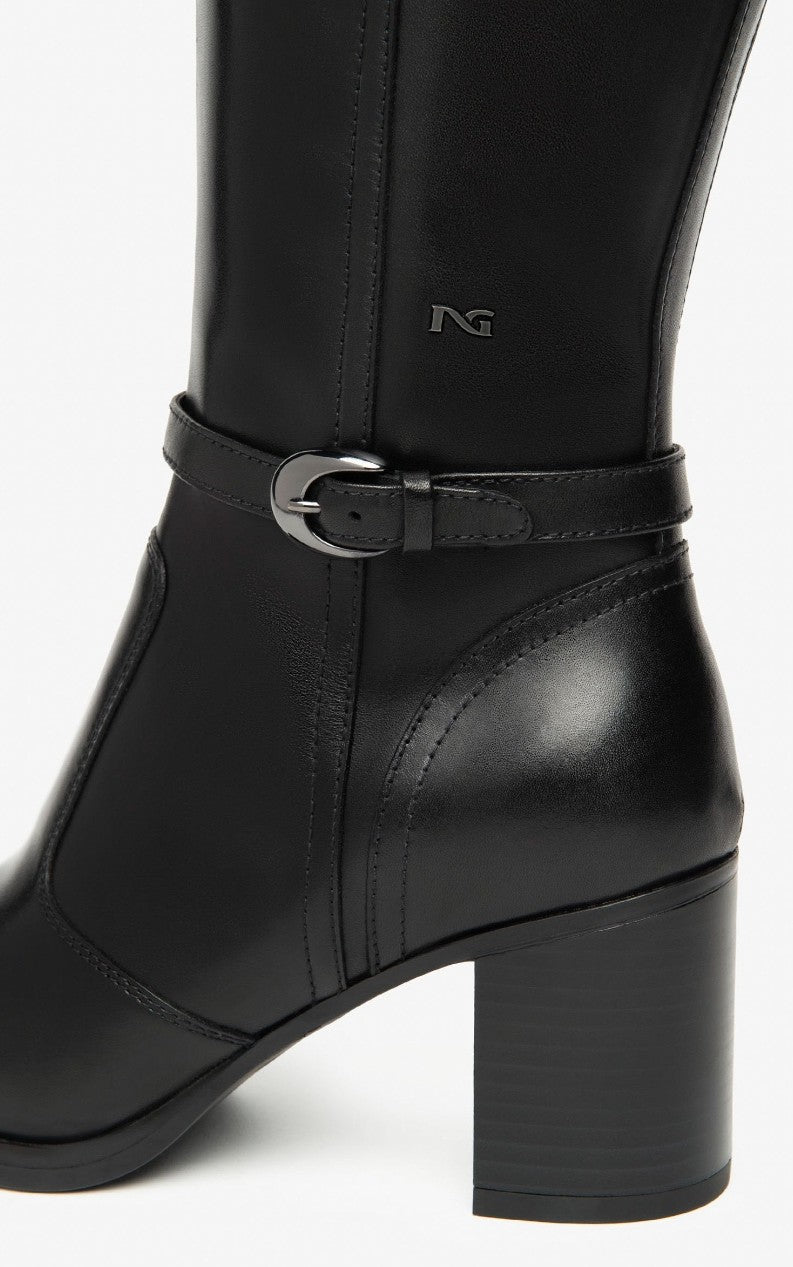 Stivali in pelle T70 Nero I514650D