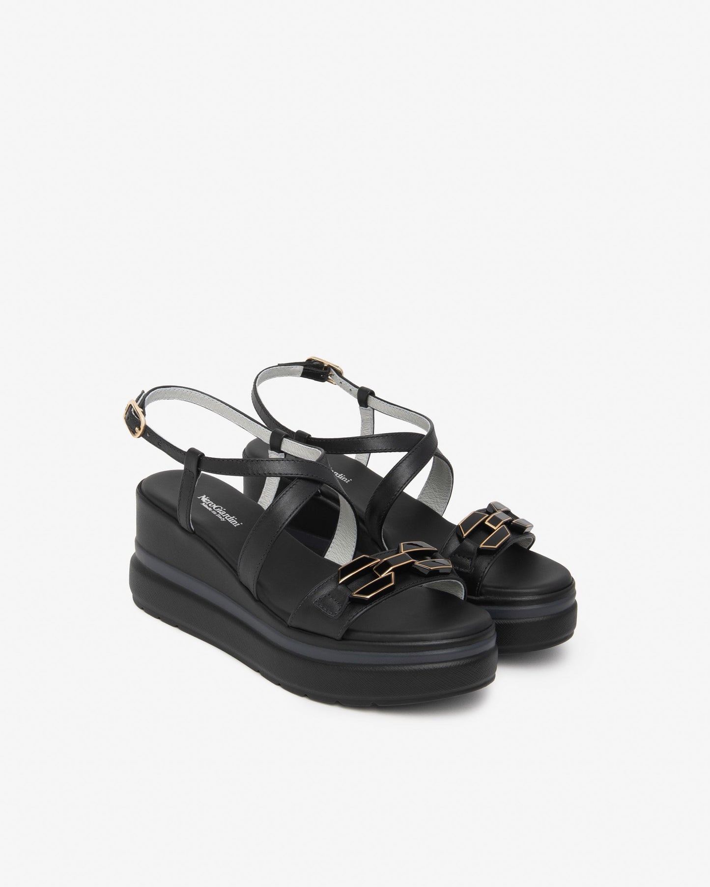 Sandali Zeppa Nero E615953D