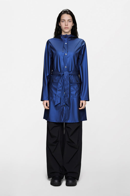 Curve Long Jacket bluette