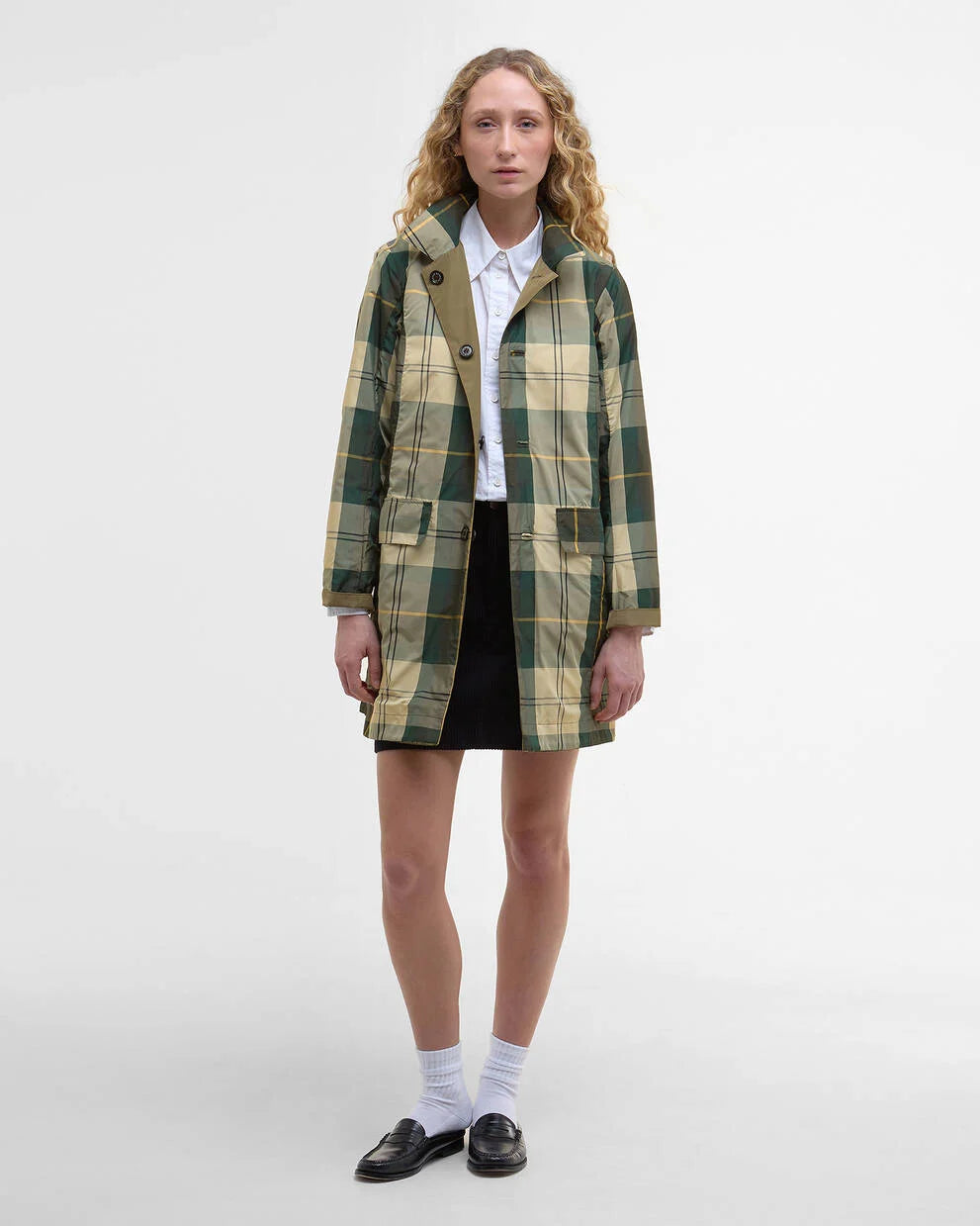 Giacca impermeabile reversibile Babbity verde