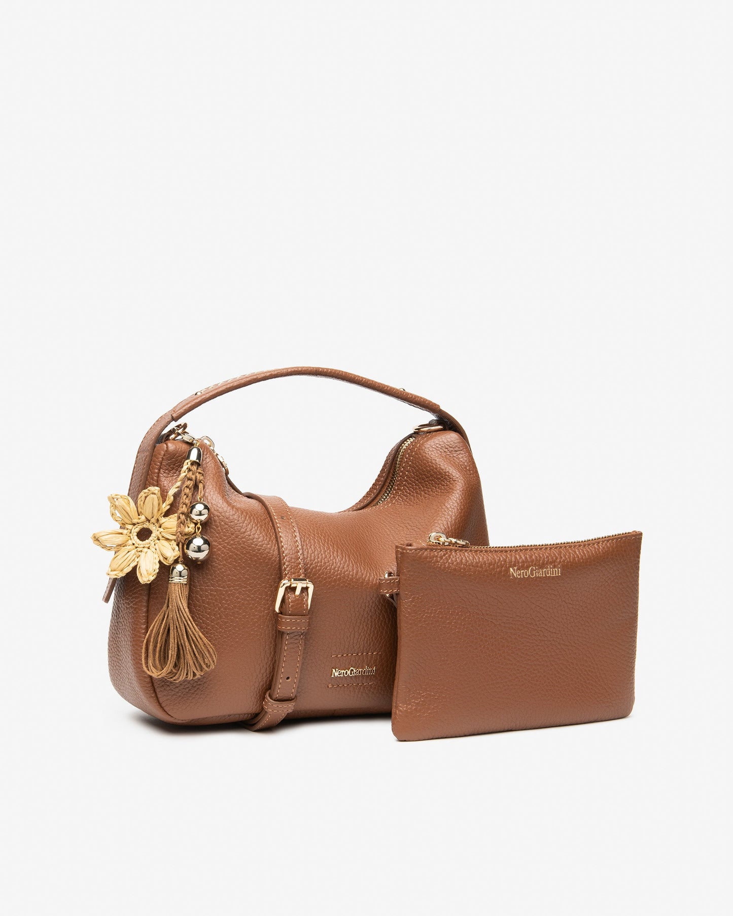 Borsa Hobo E644143D Cuoio