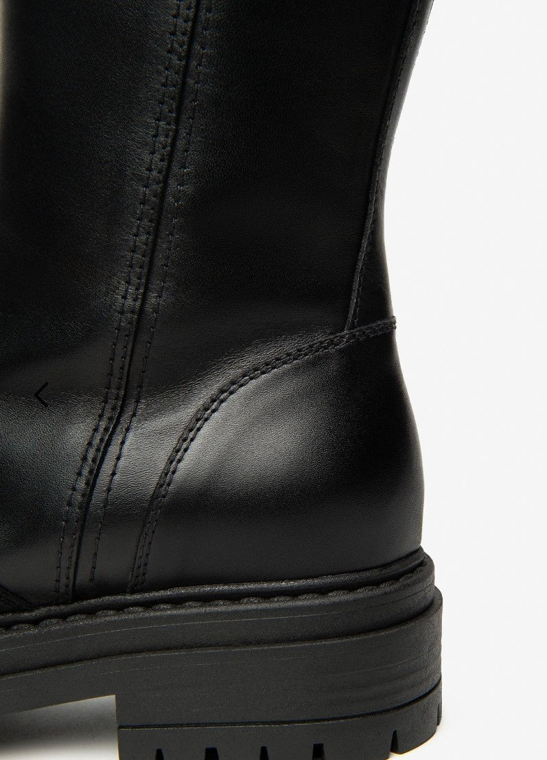 Stivali con fibbia laterale nero I514836