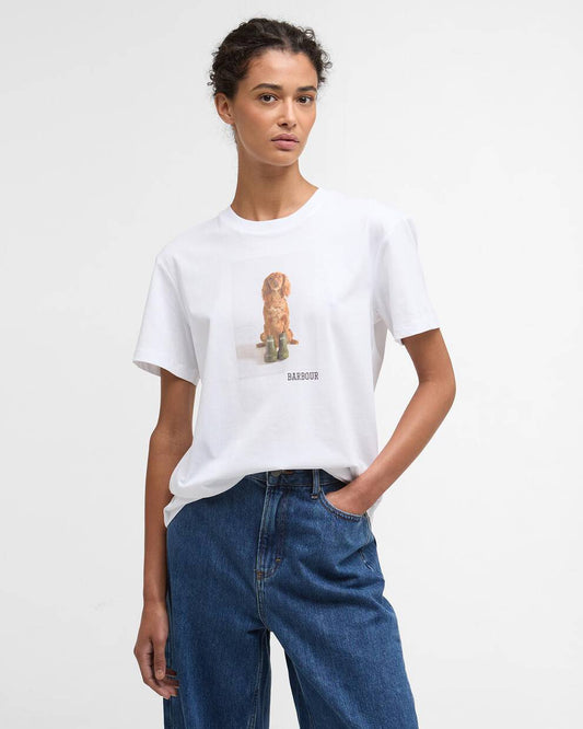 T-shirt Bedale bianca