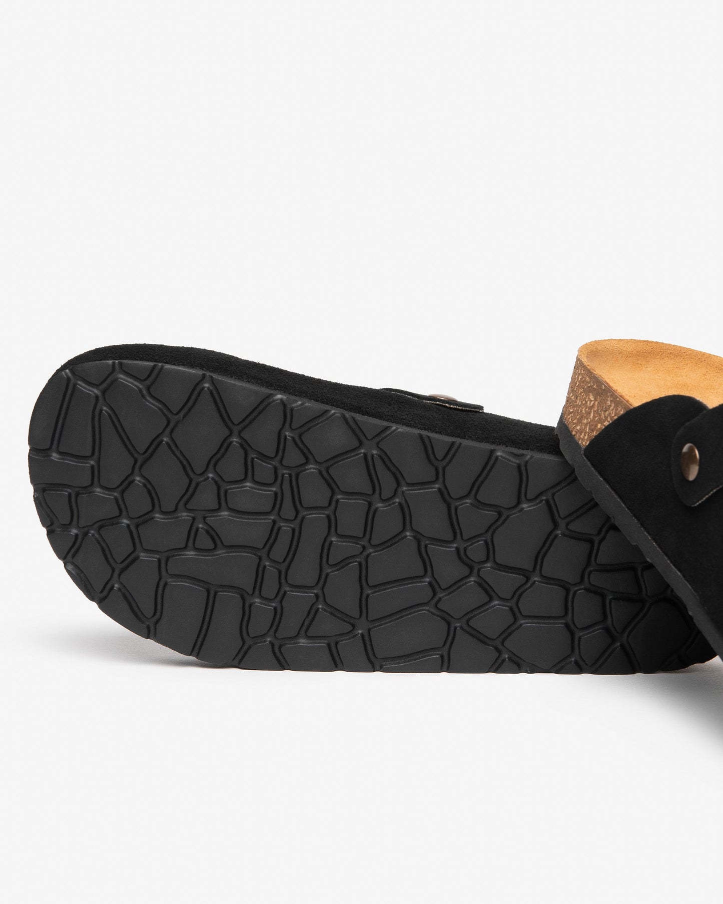 Sabot in camoscio Nero E617080D