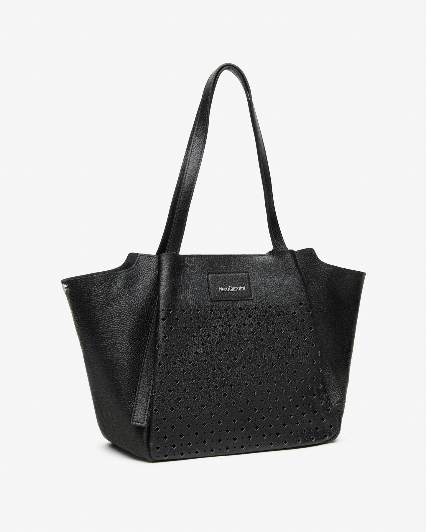 Borsa in pelle E644231D nero