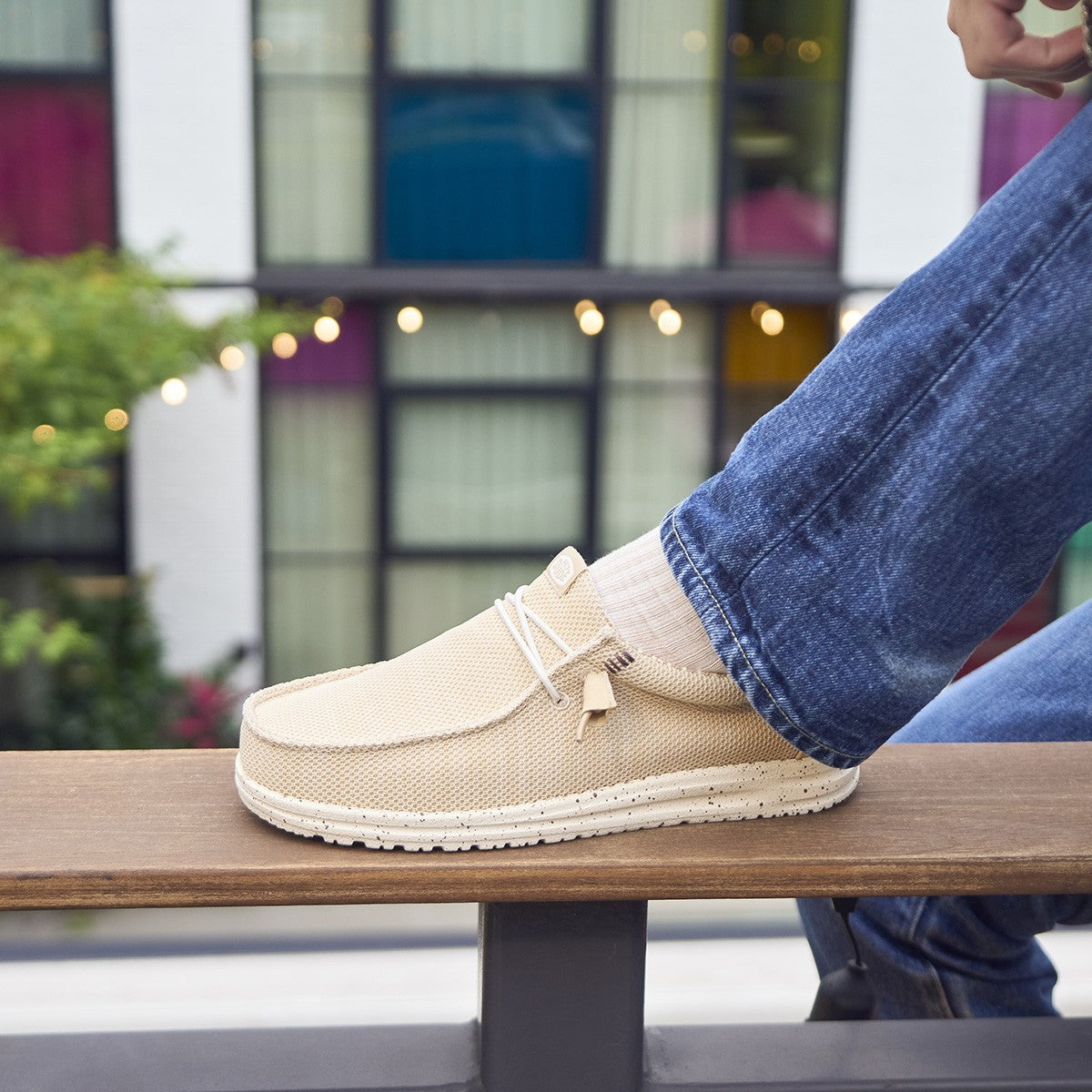 W. Stretch Sox Crema