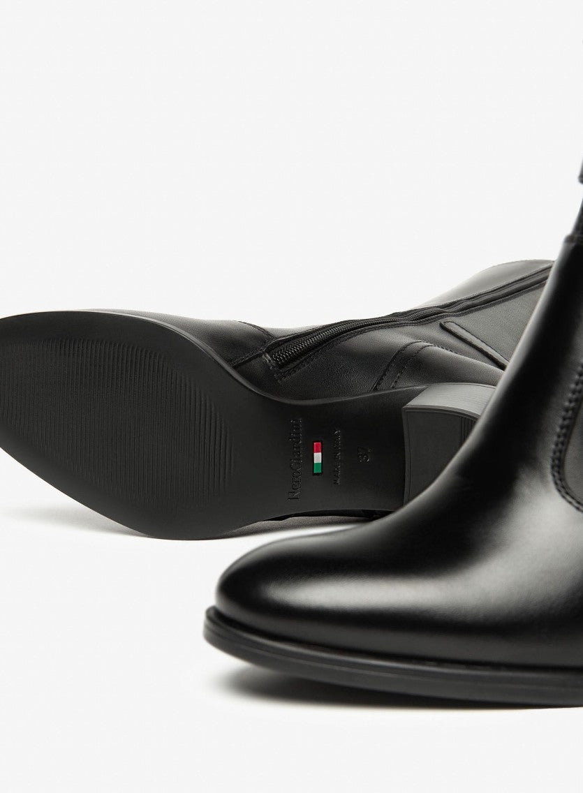 Stivali in pelle T70 Nero I514650D