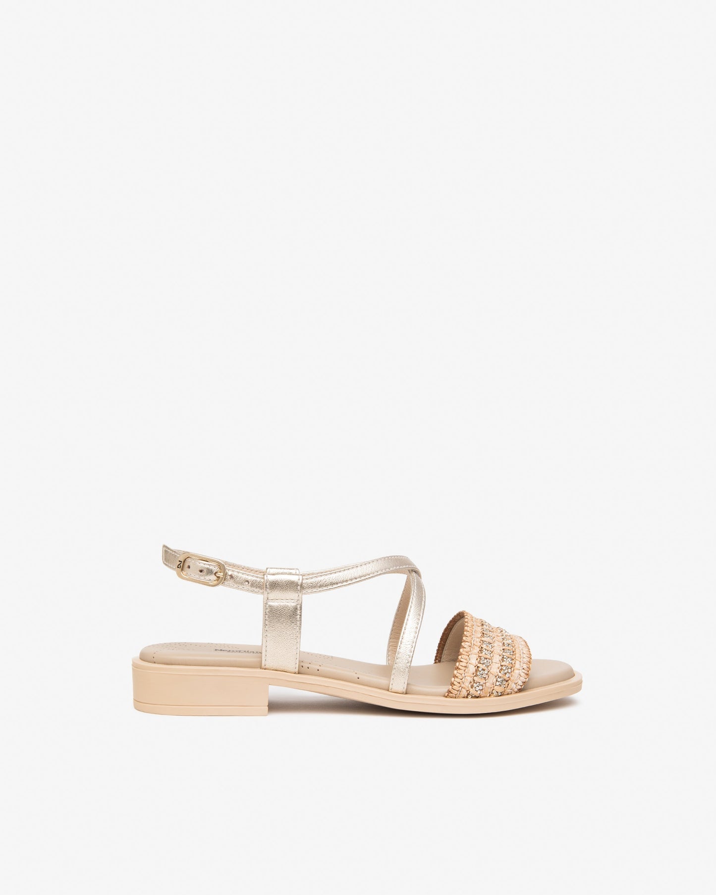Sandali in pelle Platino E615900D T.2,5cm