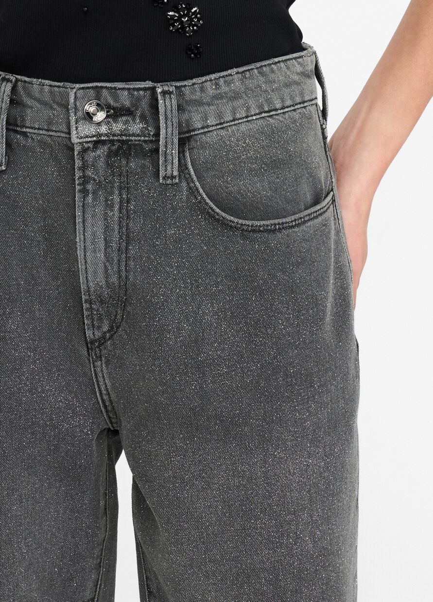 Jeans straight grigio