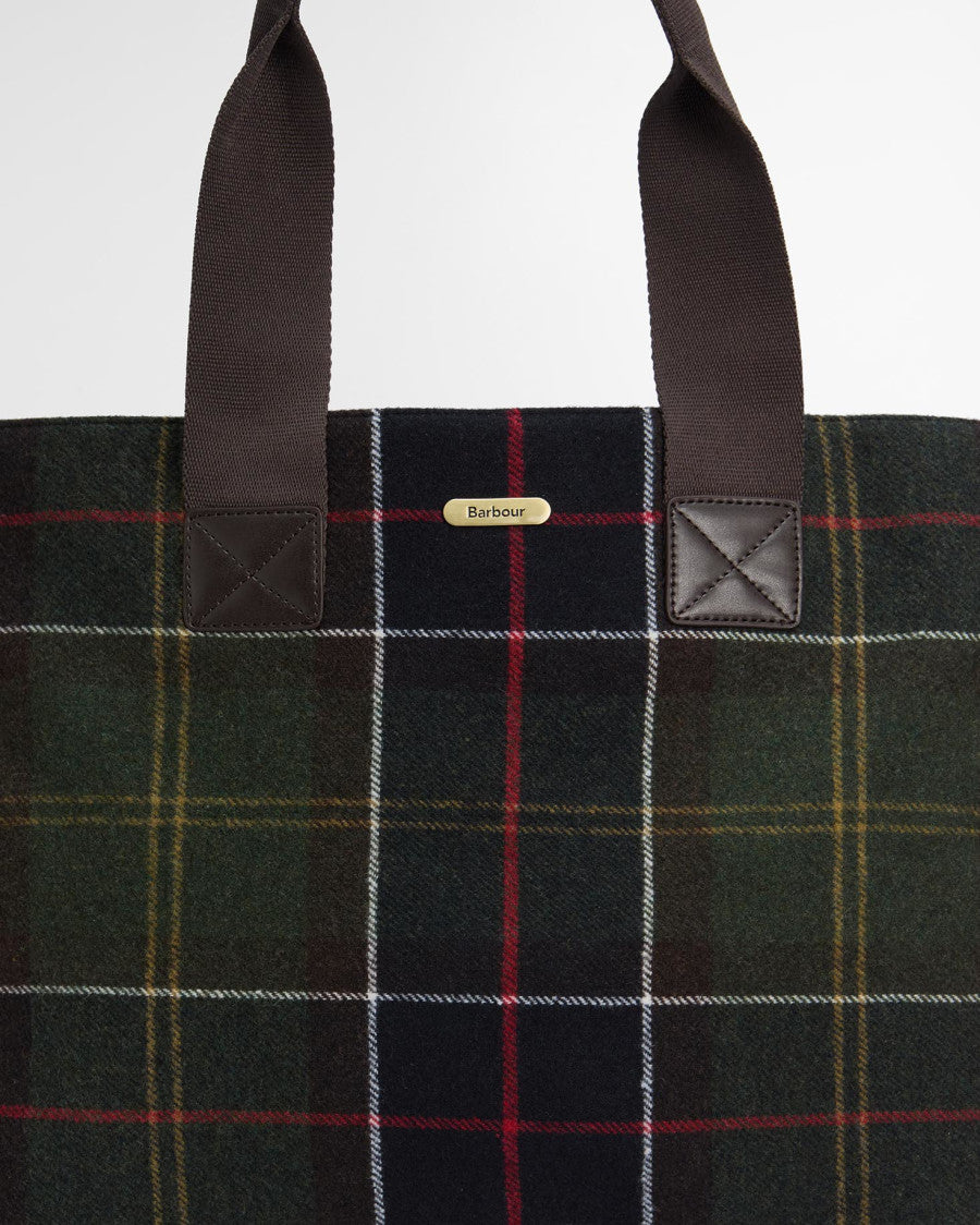 Borsa tote Turnberry in tartan
