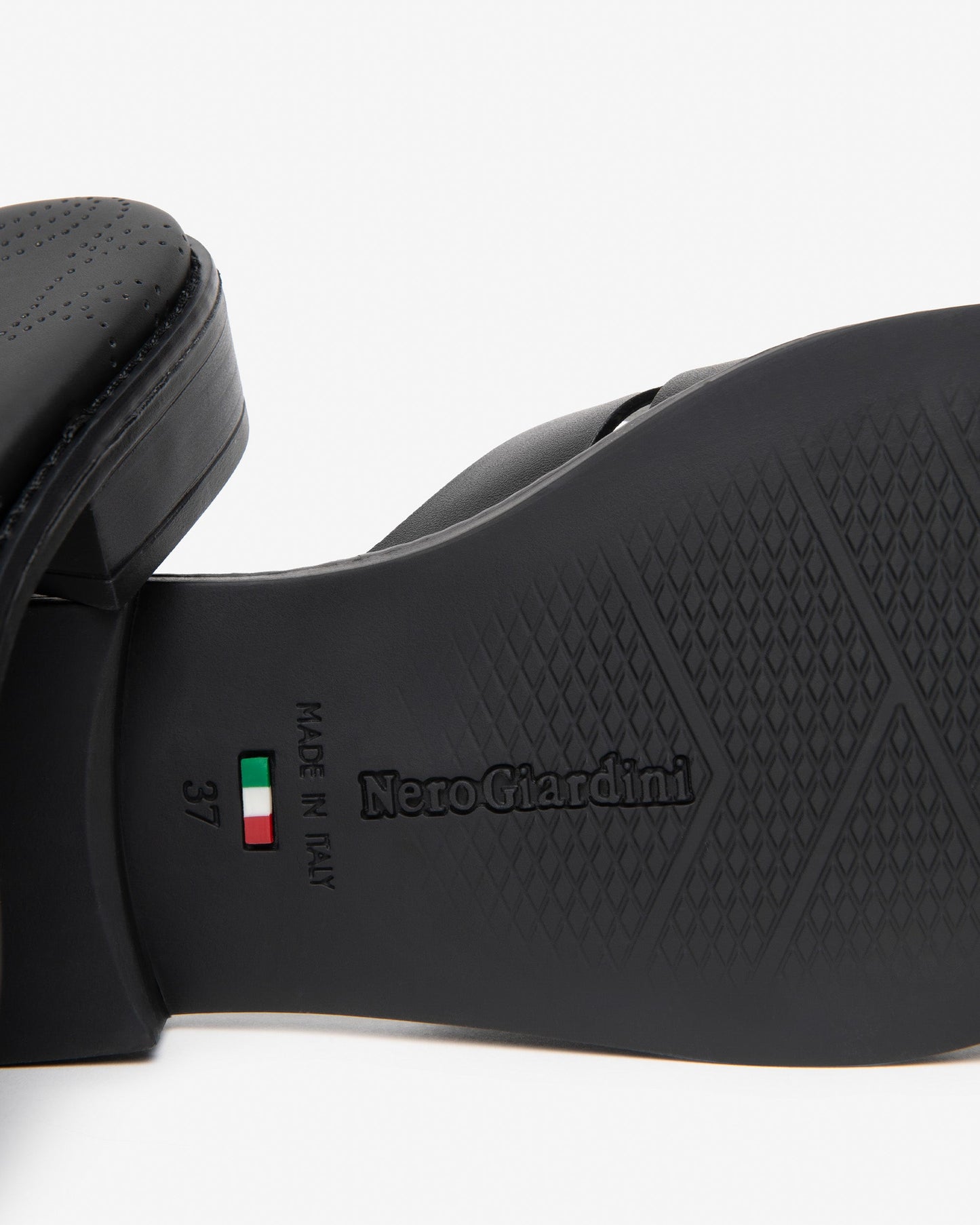 Ciabattina in pelle Nero  E615893D