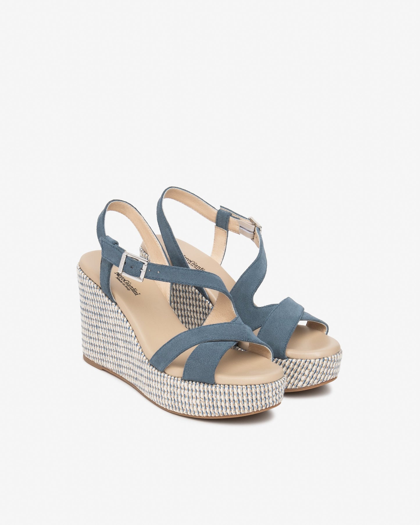 Sandali Zeppa 9cm Avio E616020D