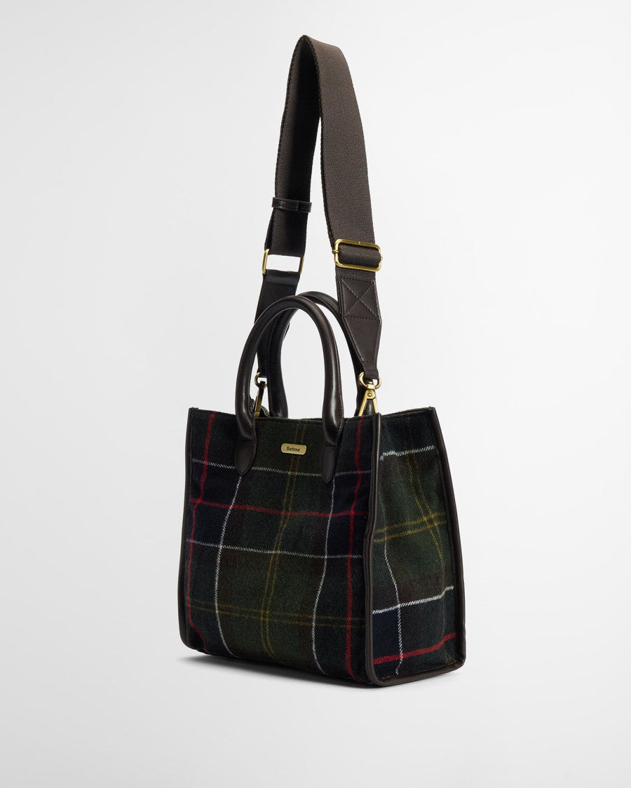 Borsa tote Barrhill in Tartan