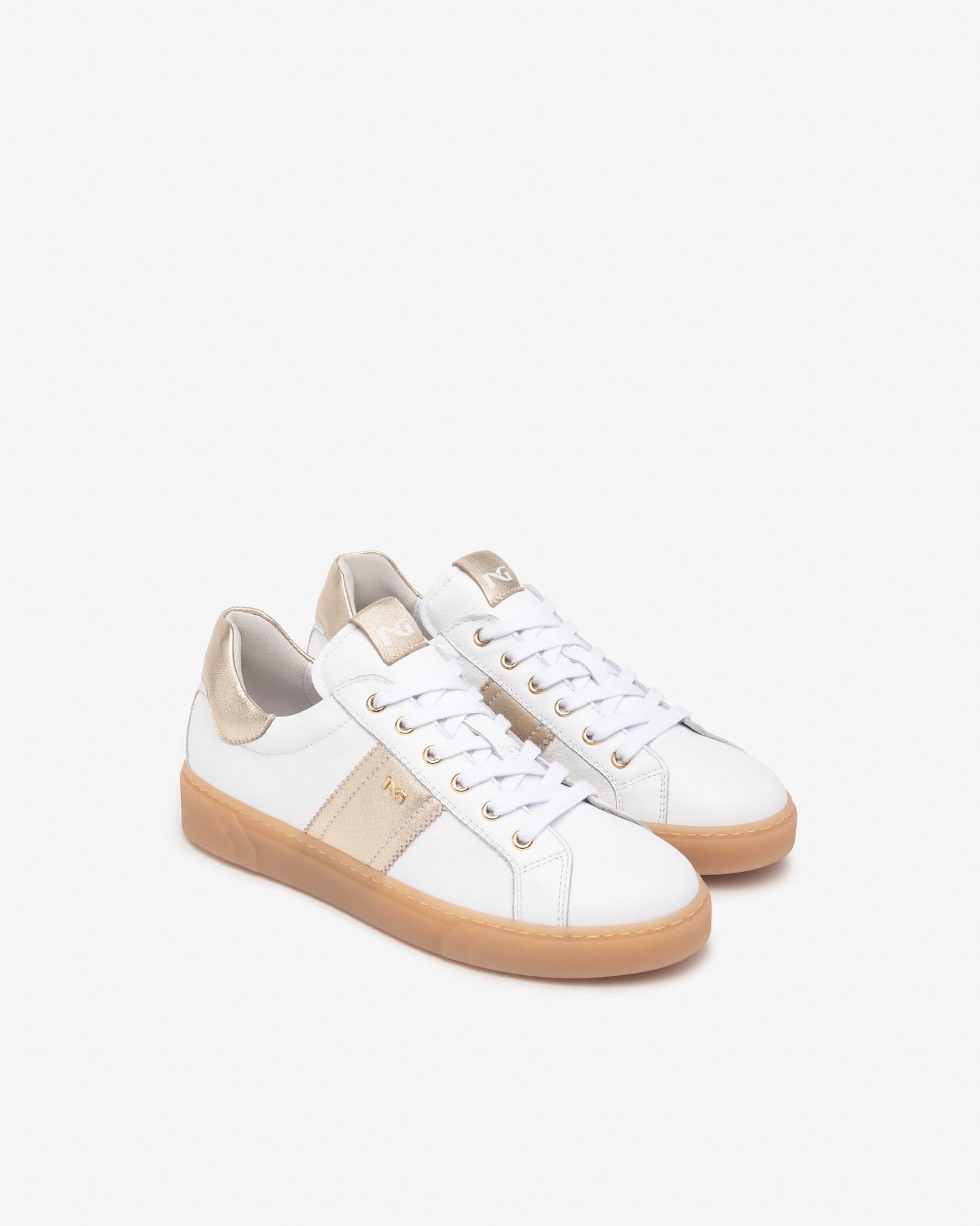 Sneakers in pelle bianca E513006D