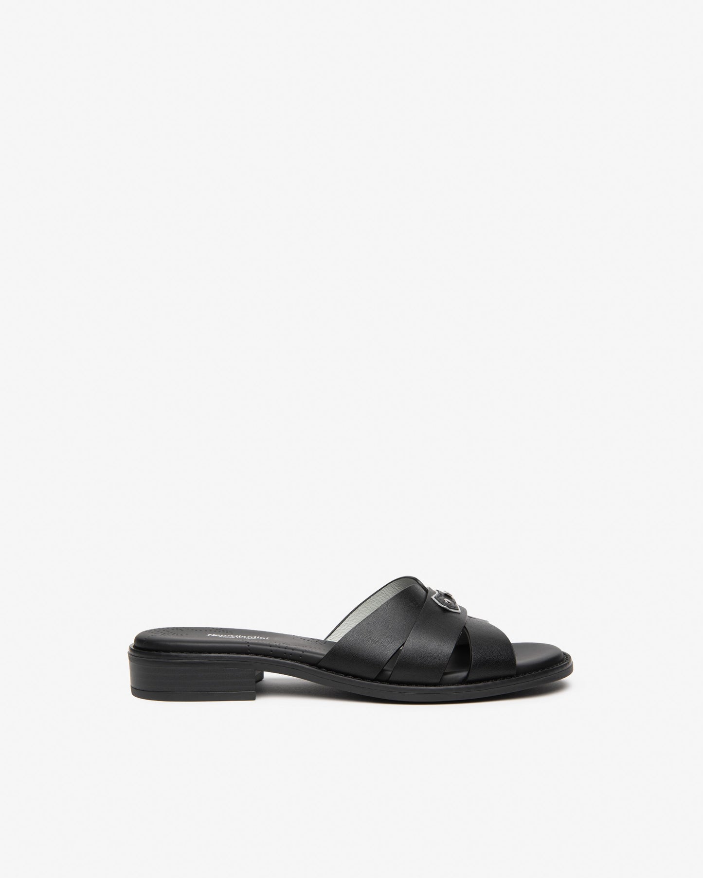 Ciabattina in pelle Nero  E615893D