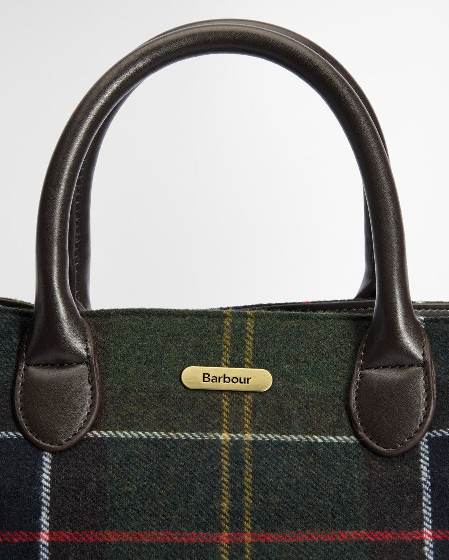 Borsa tote Barrhill in Tartan