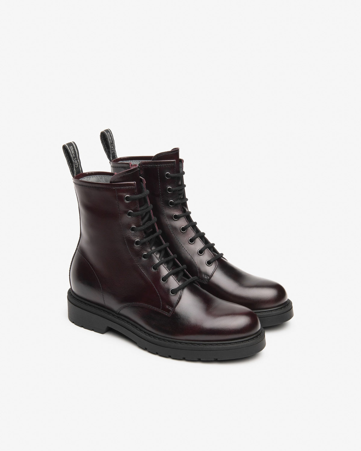 Anfidi in pelle bordeaux I513947D