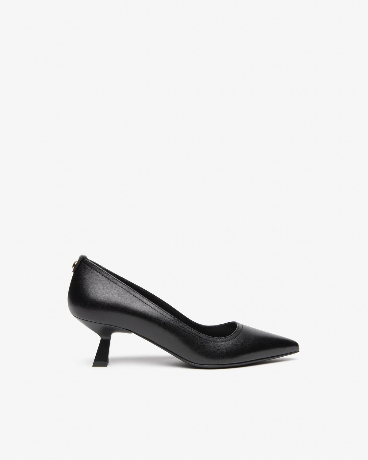 Décolleté in pelle nero I617620D