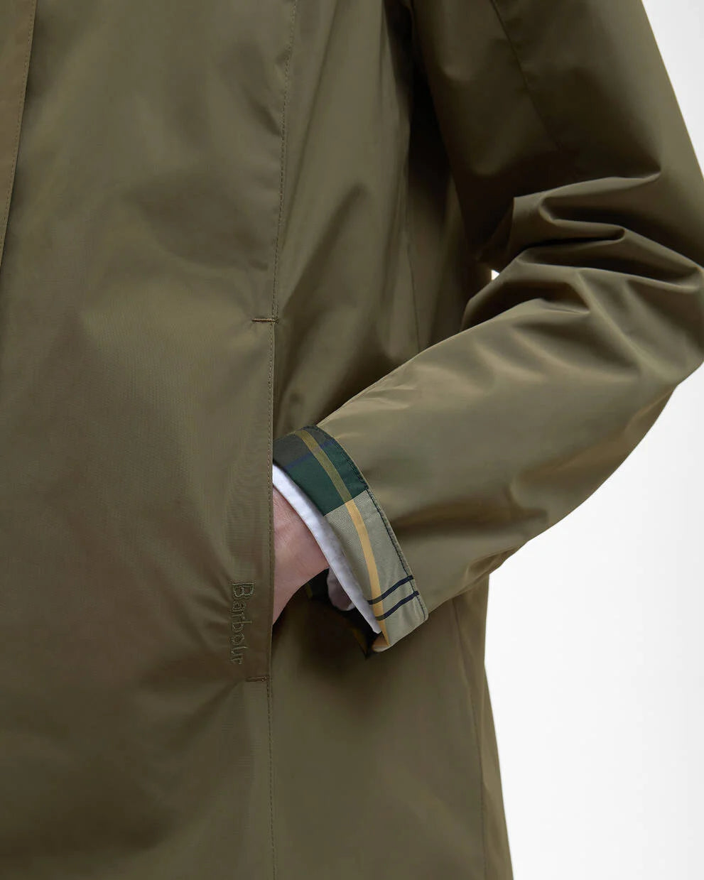 Giacca impermeabile reversibile Babbity verde