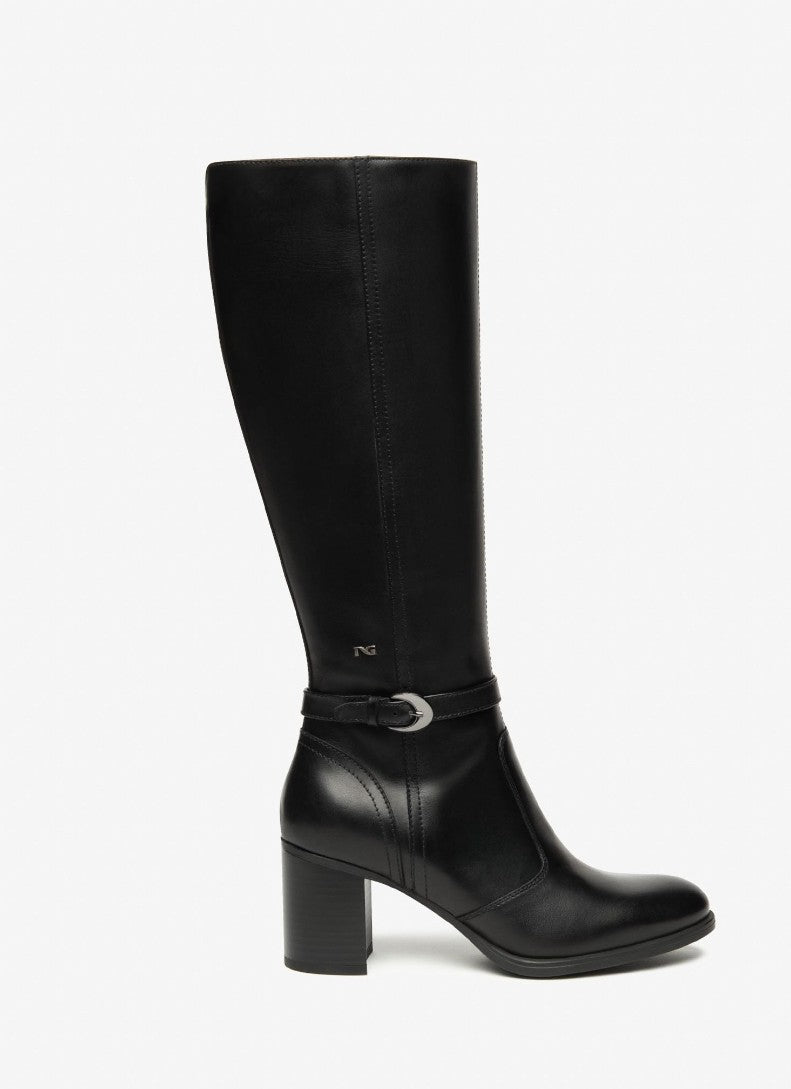 Stivali in pelle T70 Nero I514650D