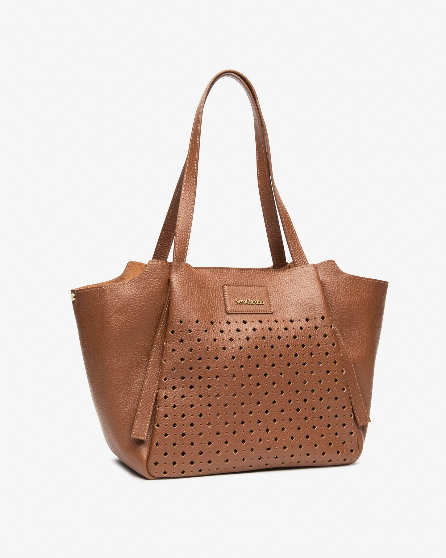 Borsa in pelle E644231D cuoio