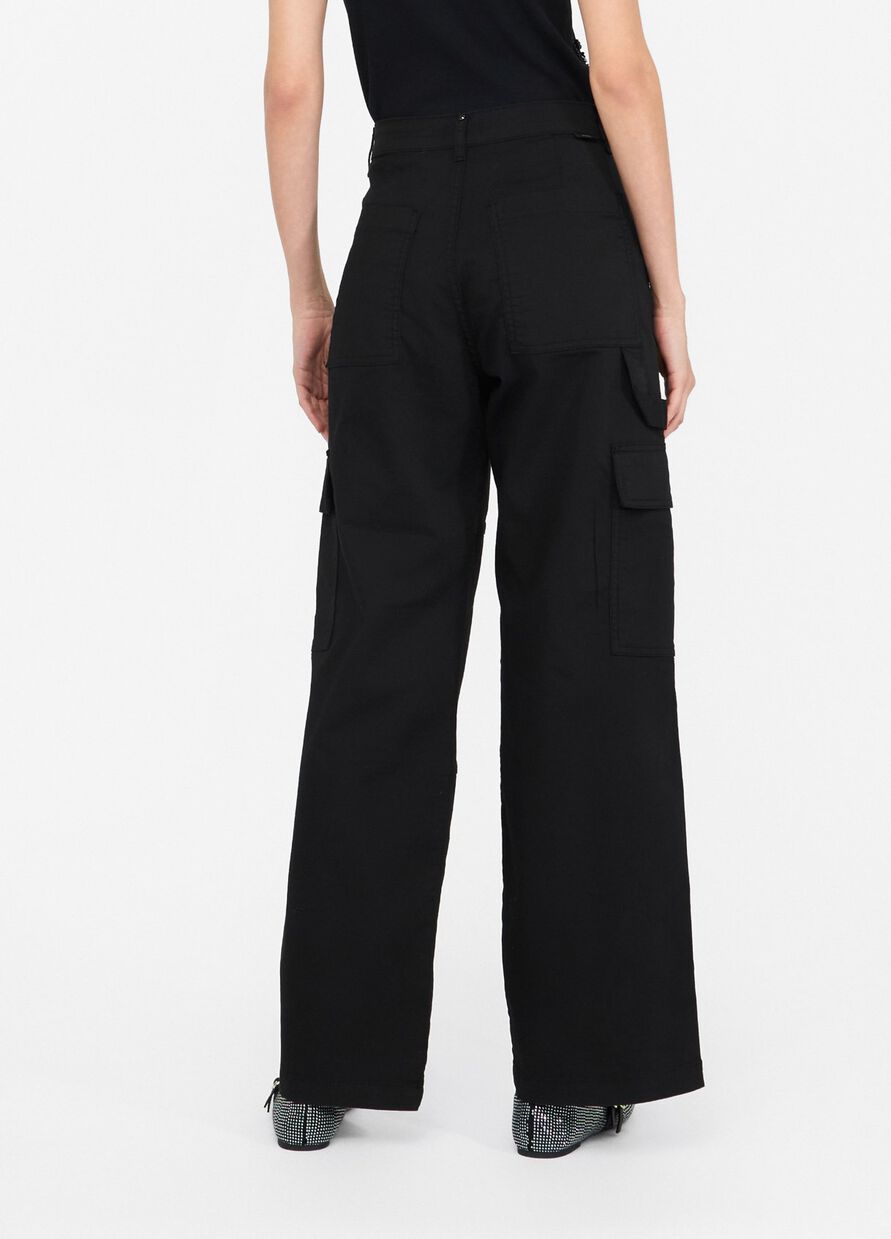 Pantaloni Cargo Nero