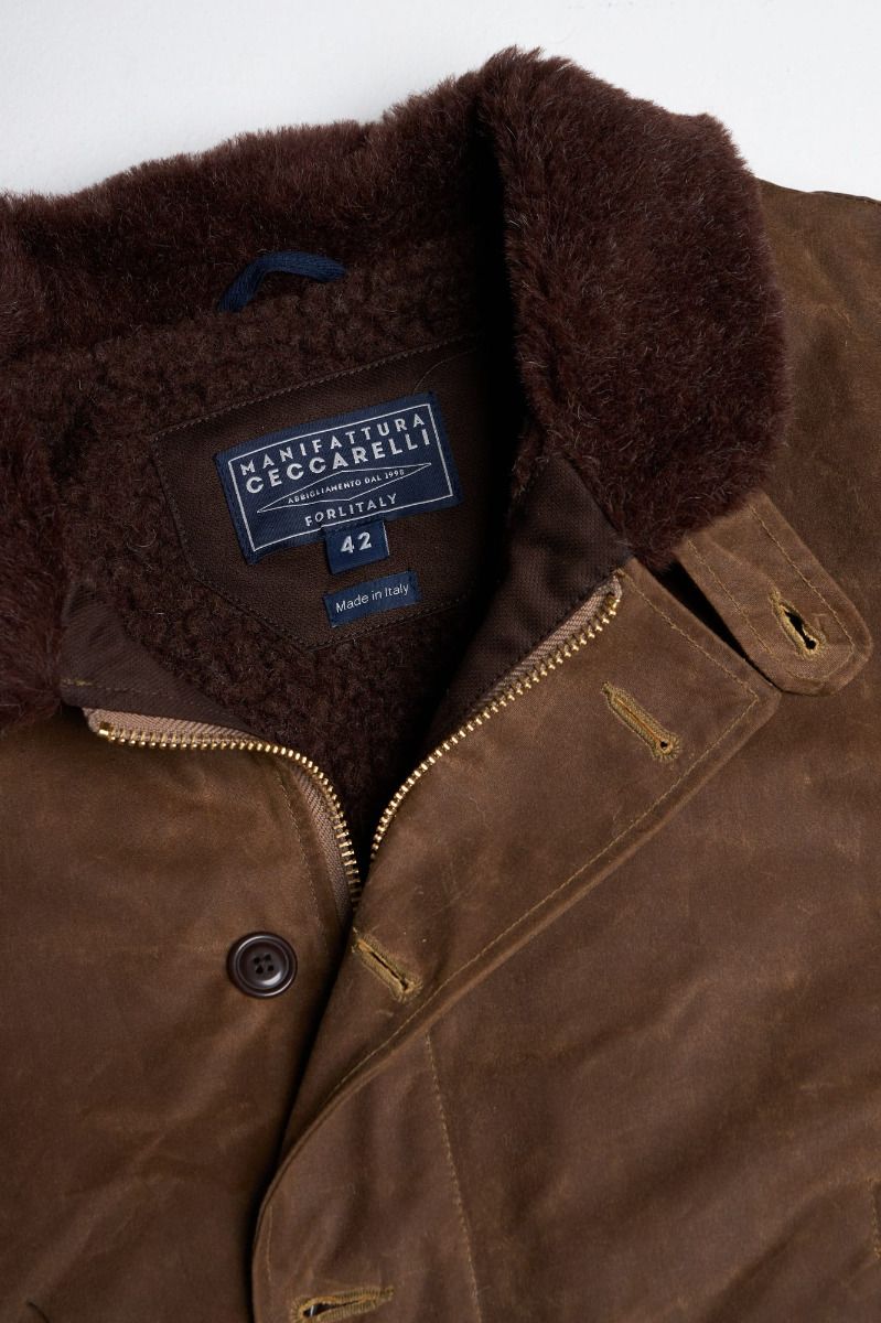 Deck Jacket 7061B Dark tan