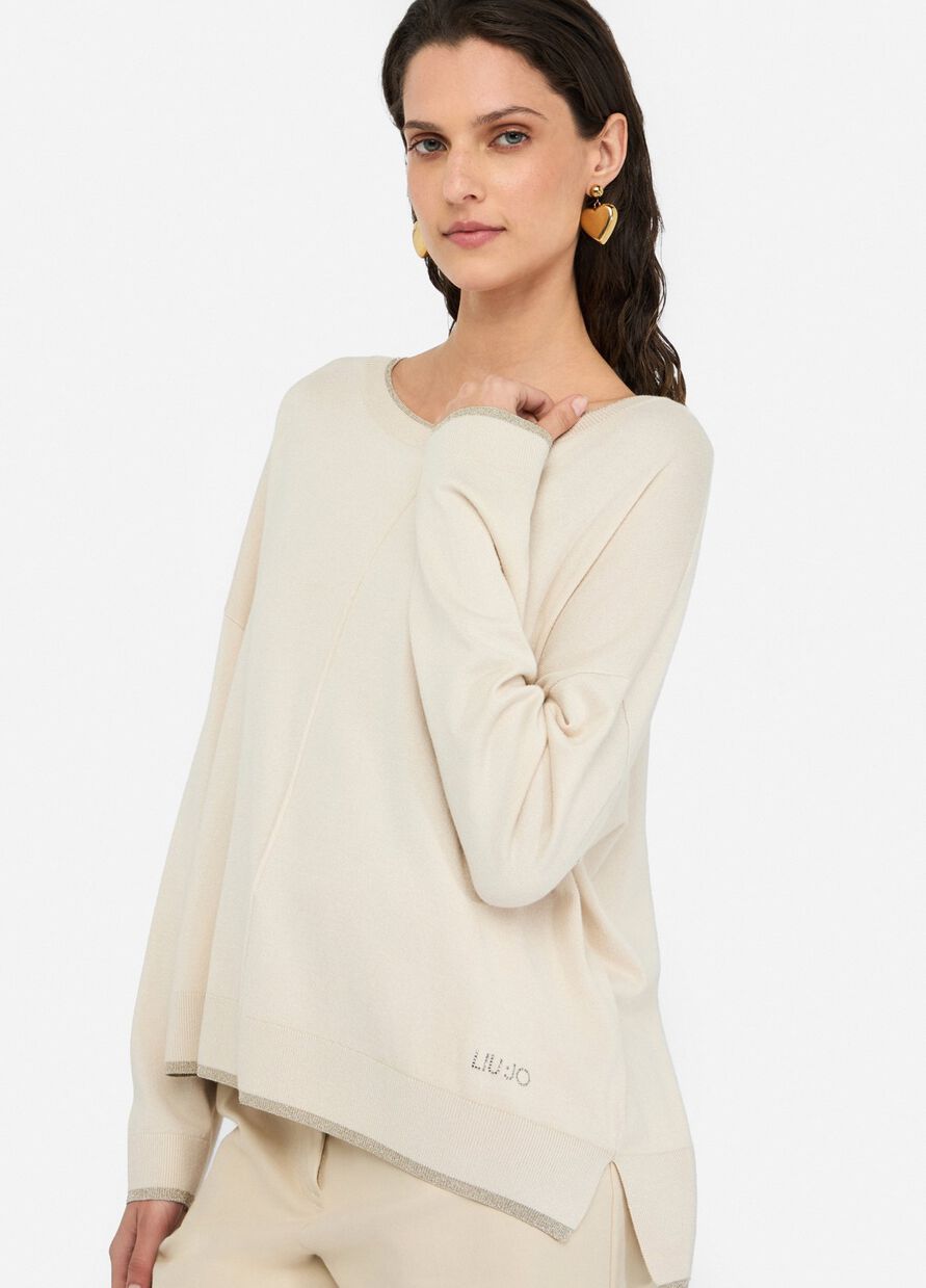 Maglia girocollo viscosa Liu-jo