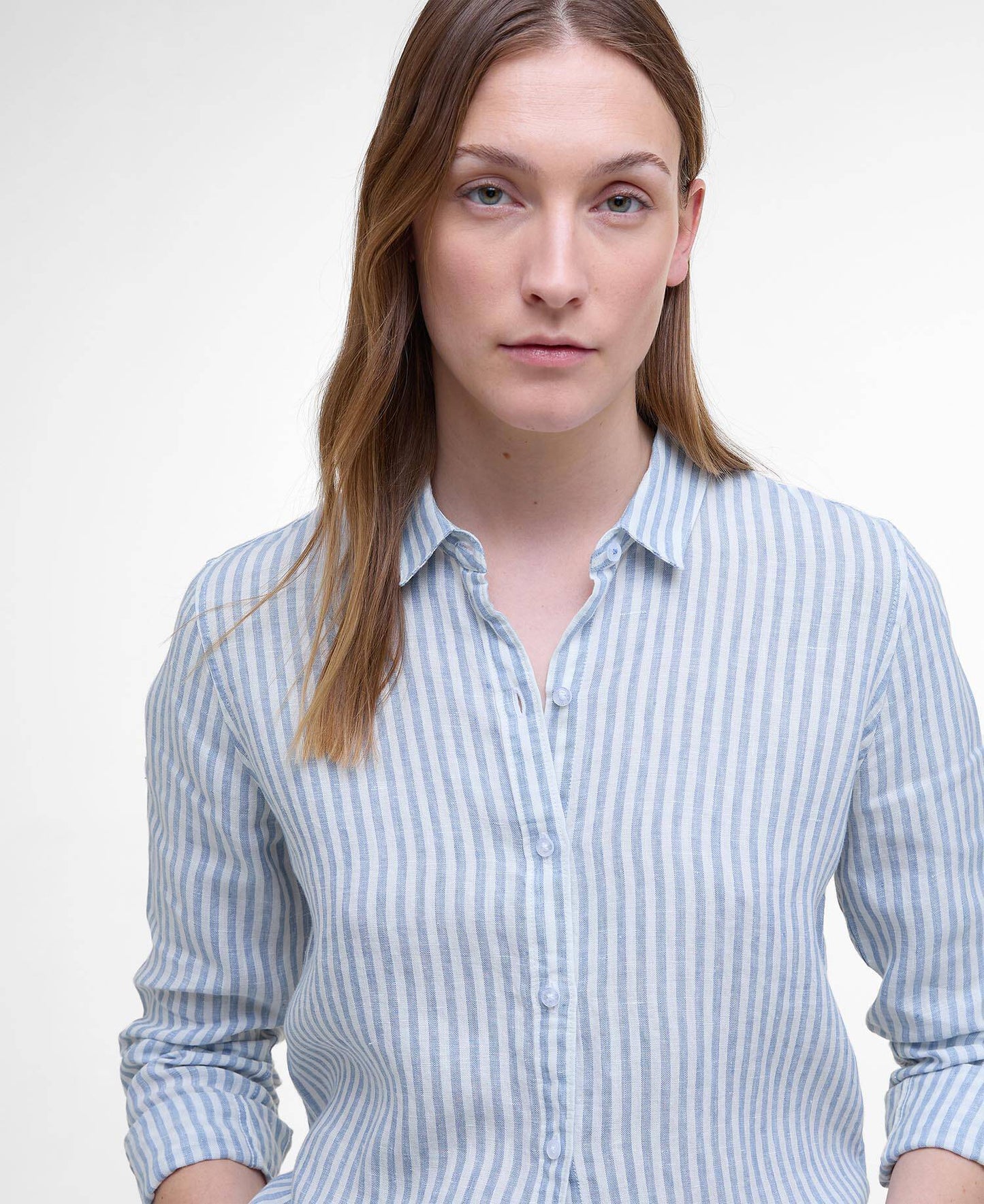 Camicia a maniche lunghe Marine dalla vestibilità comoda Chambray Stripe