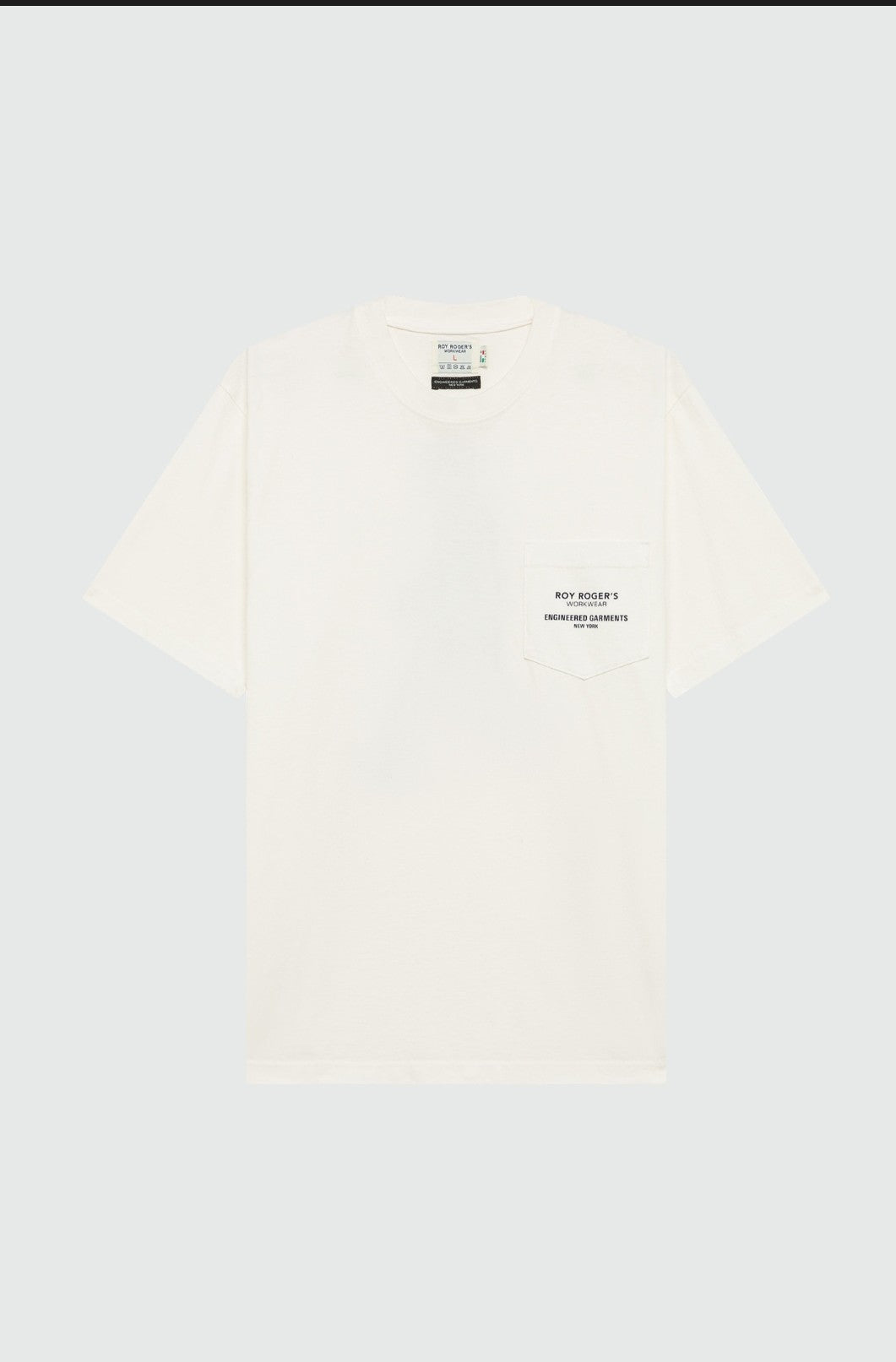 T-shirt poket Heavy in jersey con logo