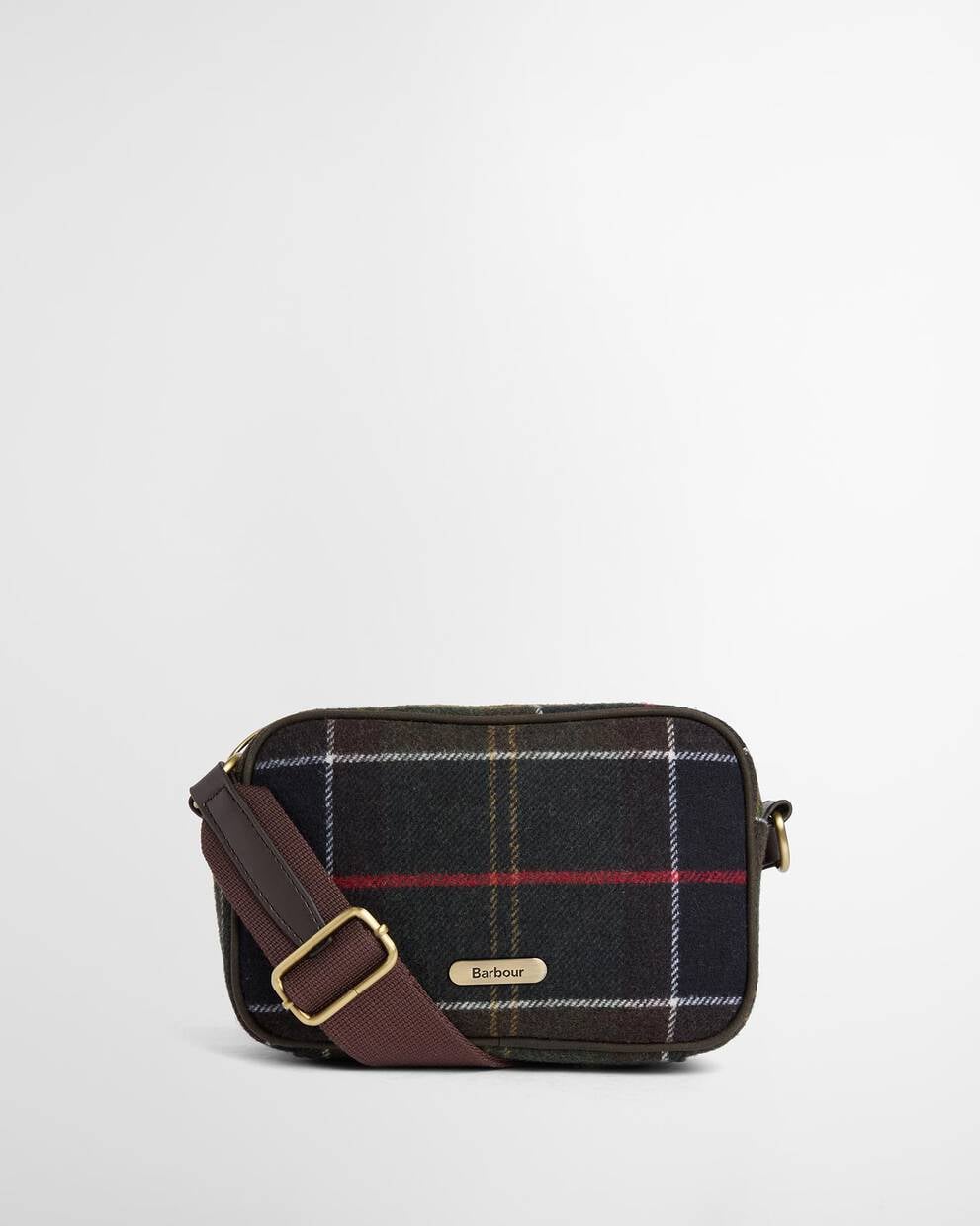 Mini borsa a tracolla Contin in tartan