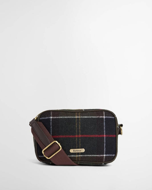 Mini borsa a tracolla Contin in tartan