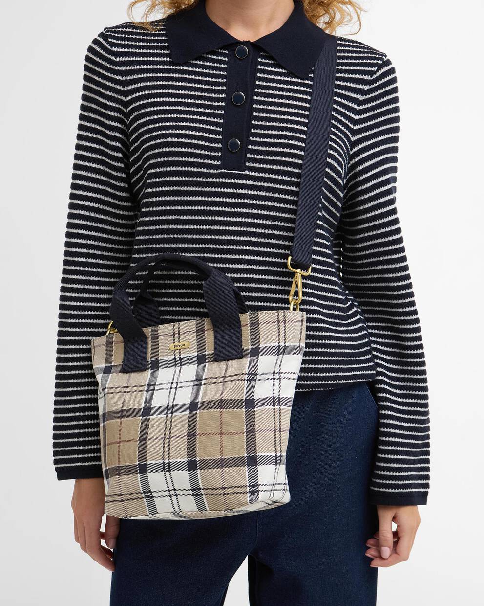 Borsa tote Maisy in tartan