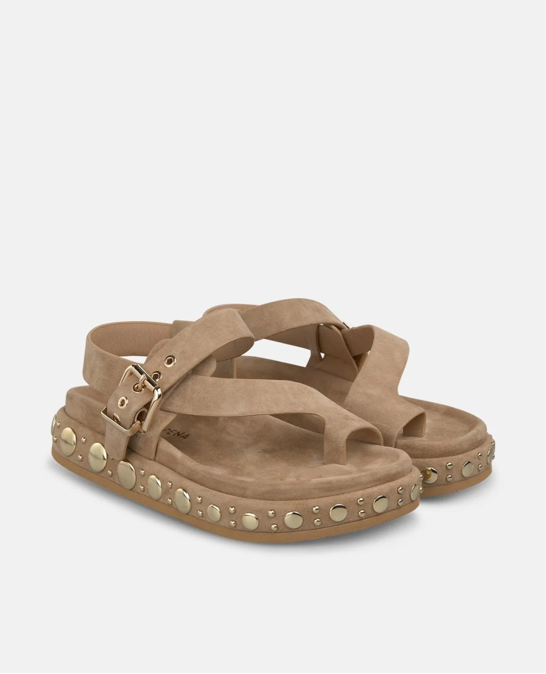 Sandali Platform con Borchie