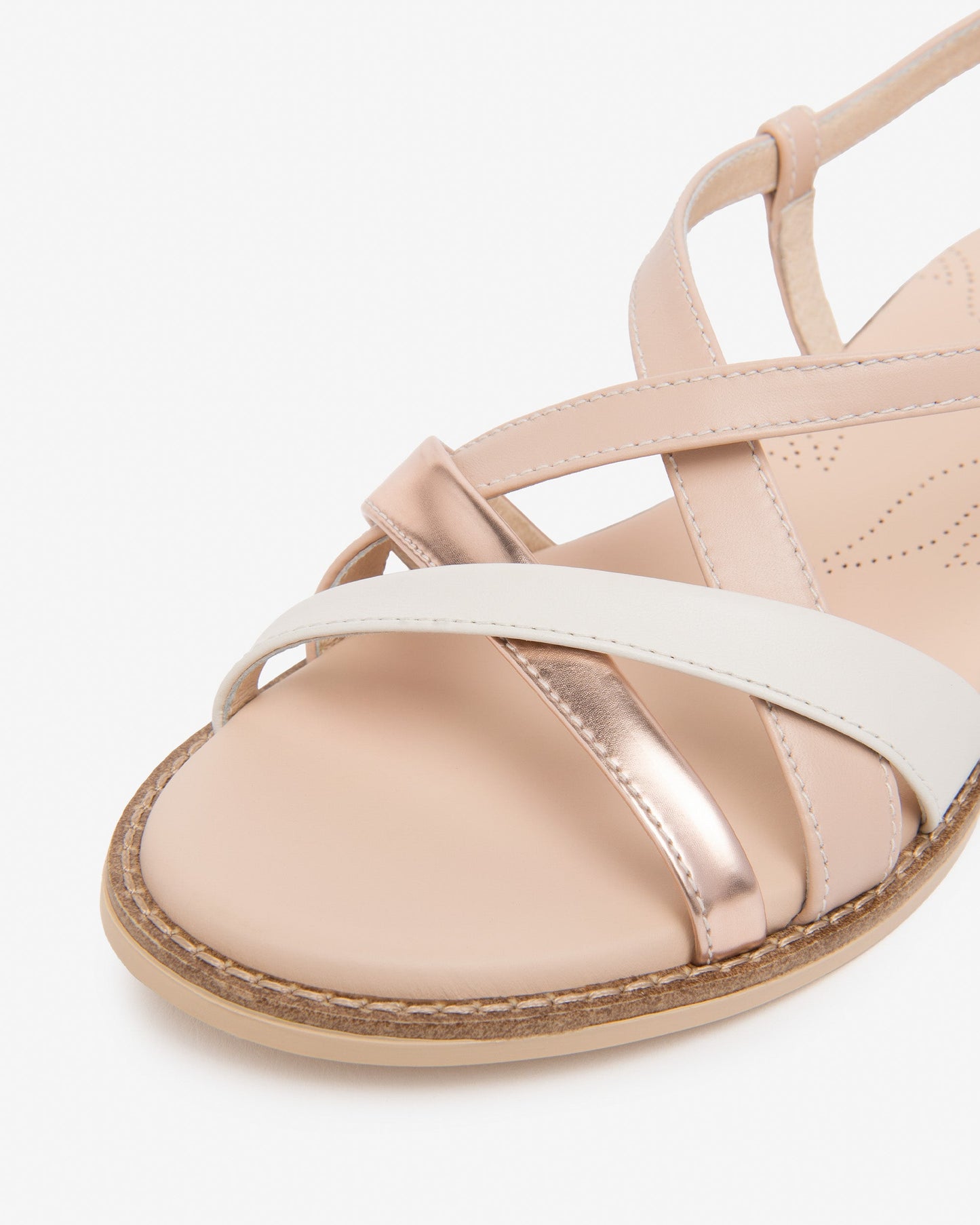 Sandali in pelle Rosa E615890D T.2,5cm