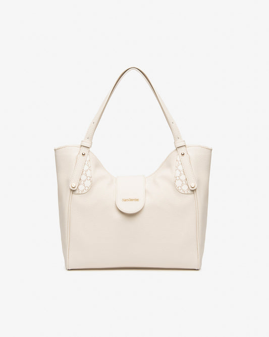 Borsa a spalla E644200D latte