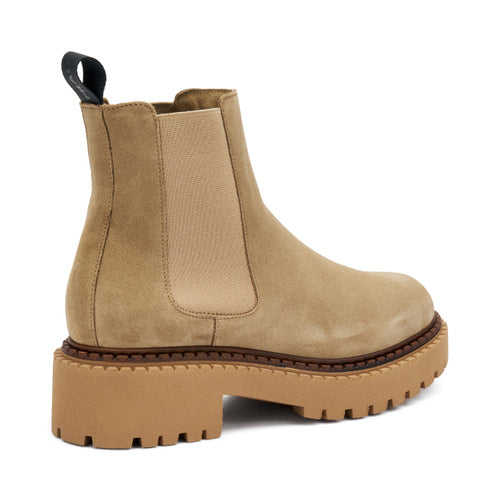 Beatles in pelle scamosciata con doppio guardolo