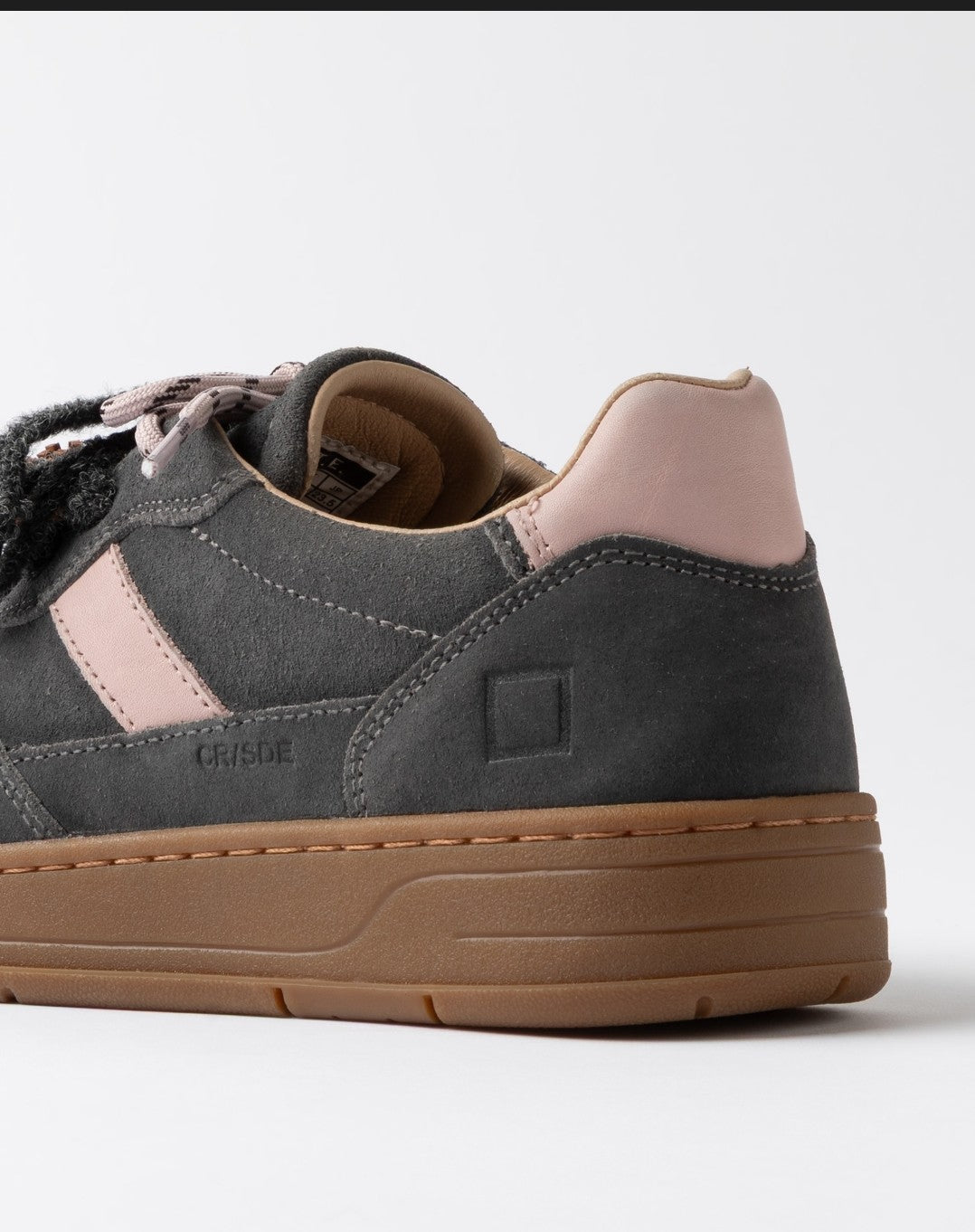 Sneakers bassa Court 2.0 in suede antracite