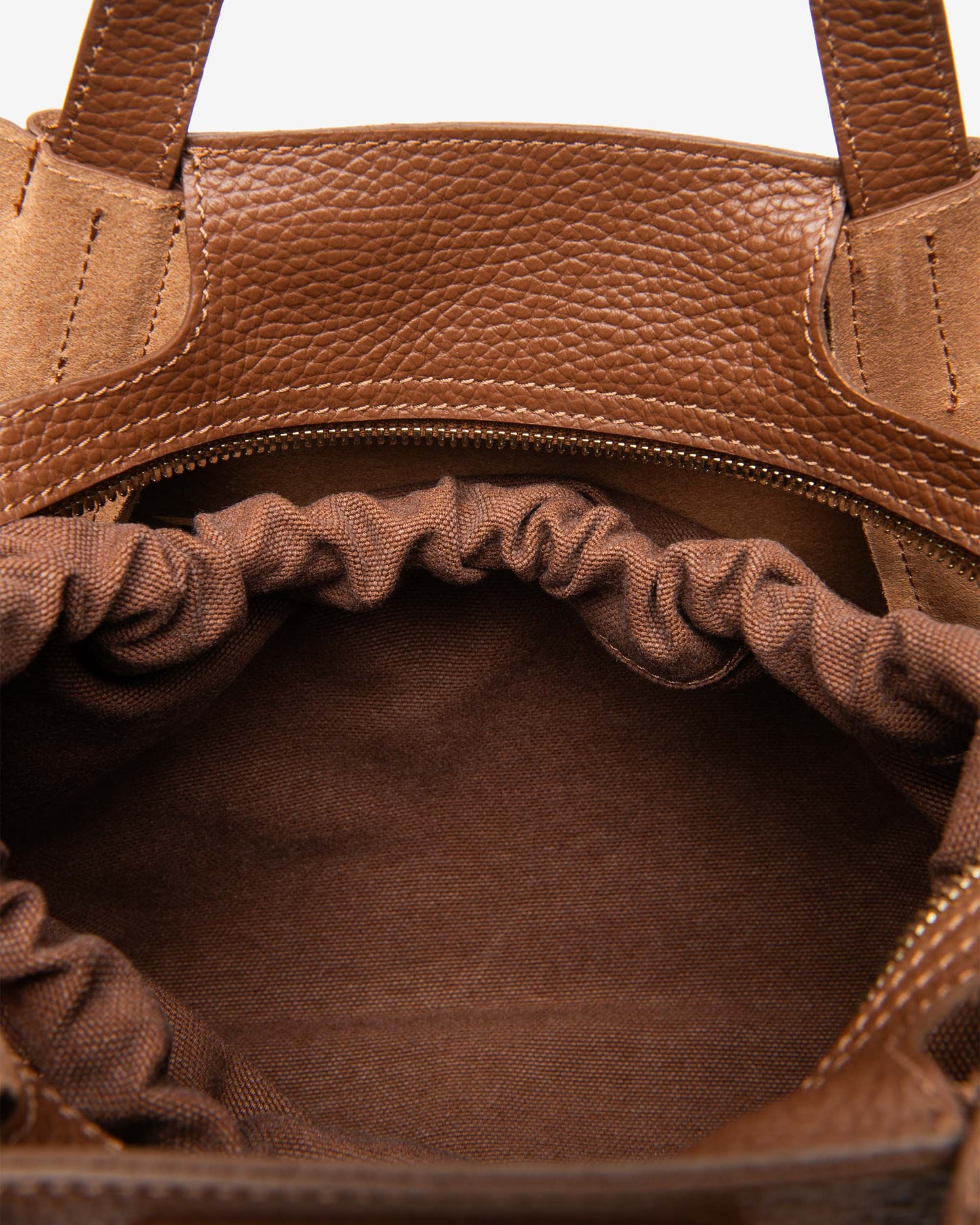 Borsa in pelle E644230D cuoio